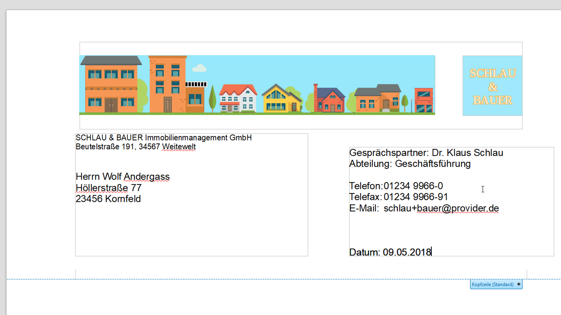 Neues Video: Geschäftsbrief nach DIN 5008 in Writer – LibreOffice 6