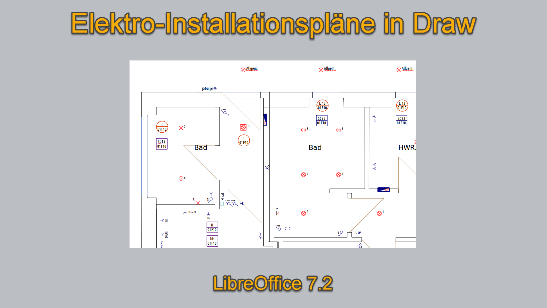 Neues Video: Elektro-Installationspläne in Draw – LibreOffice 7.2