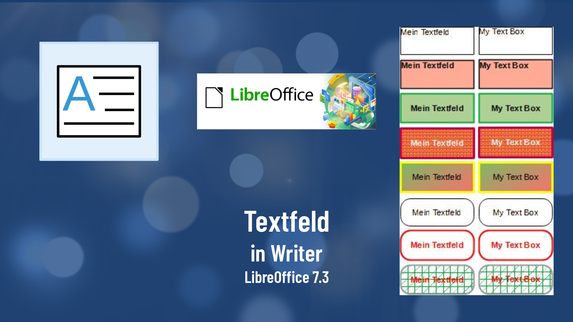 Neues Video: Textfeld in Writer – LibreOffice 7.3