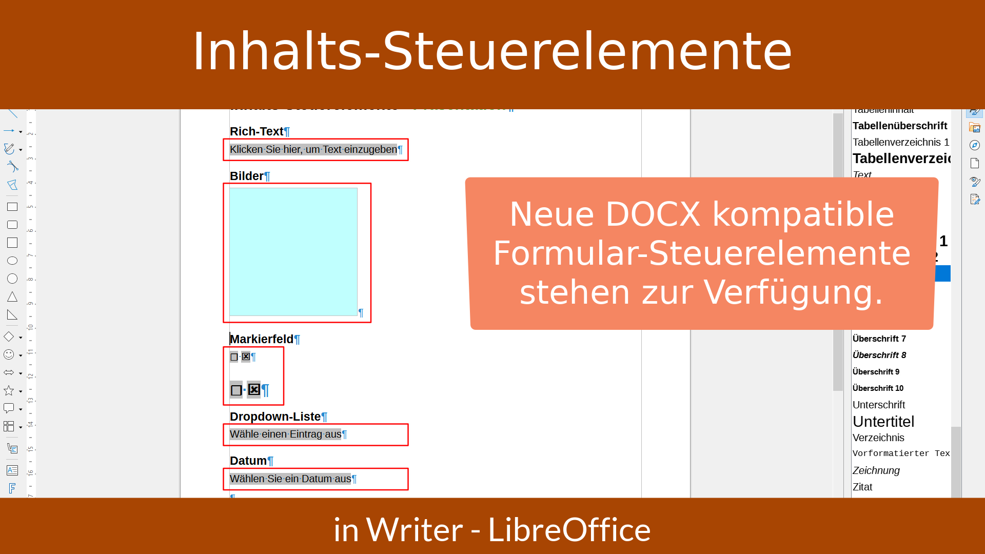 Drei neue LibreOffice Tutorial-Videos