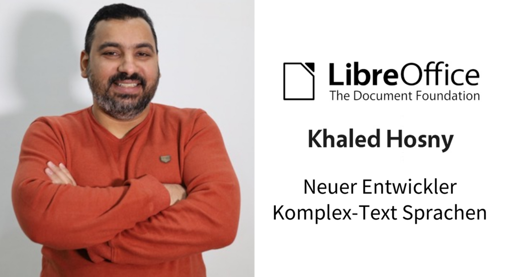 Khaled Hosny, neuer Entwickler für Komplex-Text Sprachen
