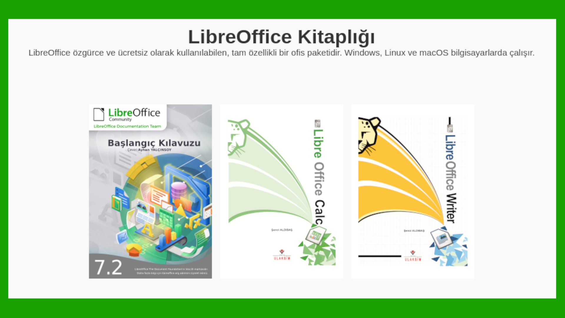 Die türkische Dokumentationsgemeinschaft tritt LibreOffice Bookshelf bei. - Deutscher Community-Blog